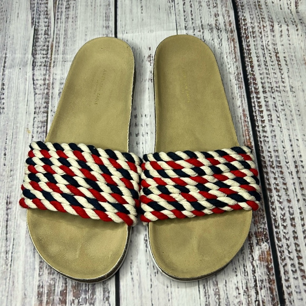 American Eagle Rope Slide Sandals
